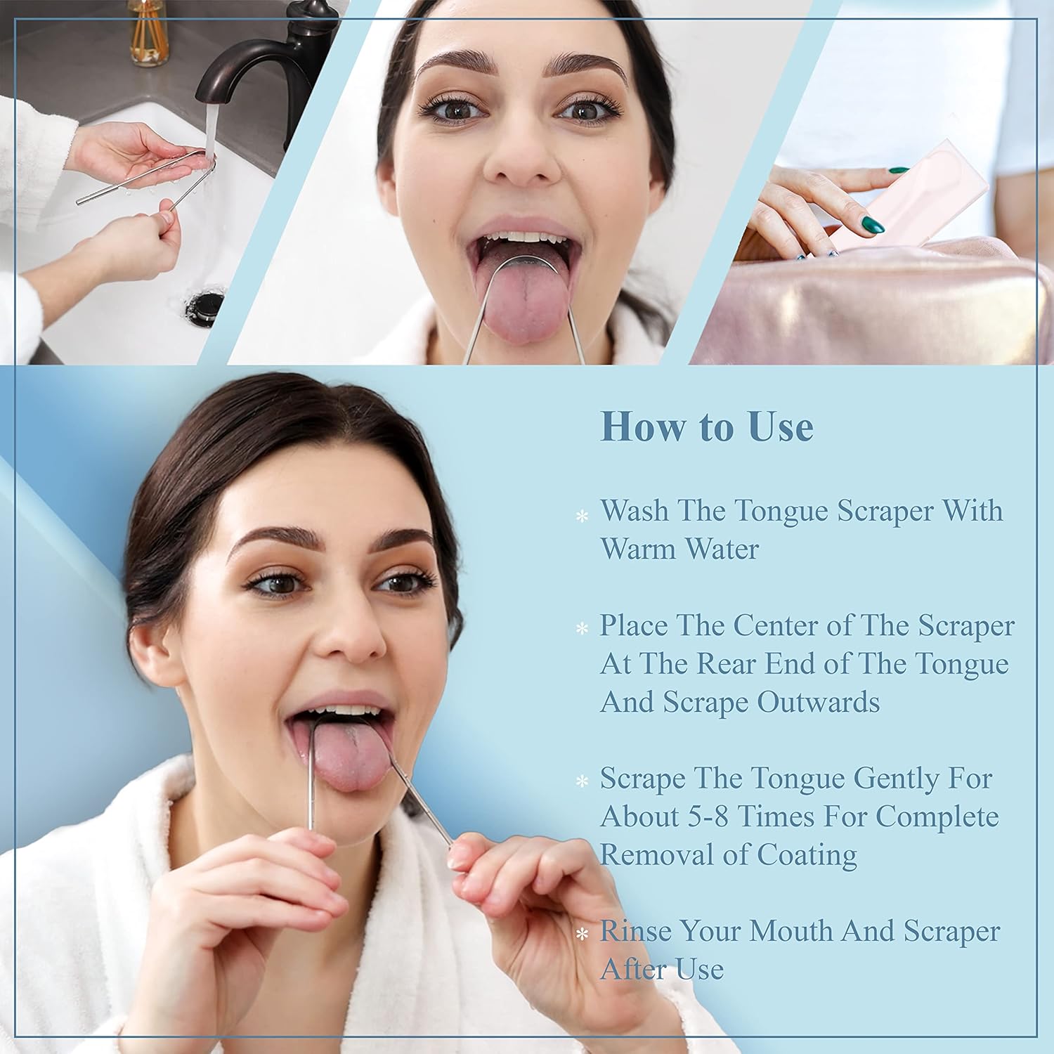 MasterMedi Easy Tongue Scraper